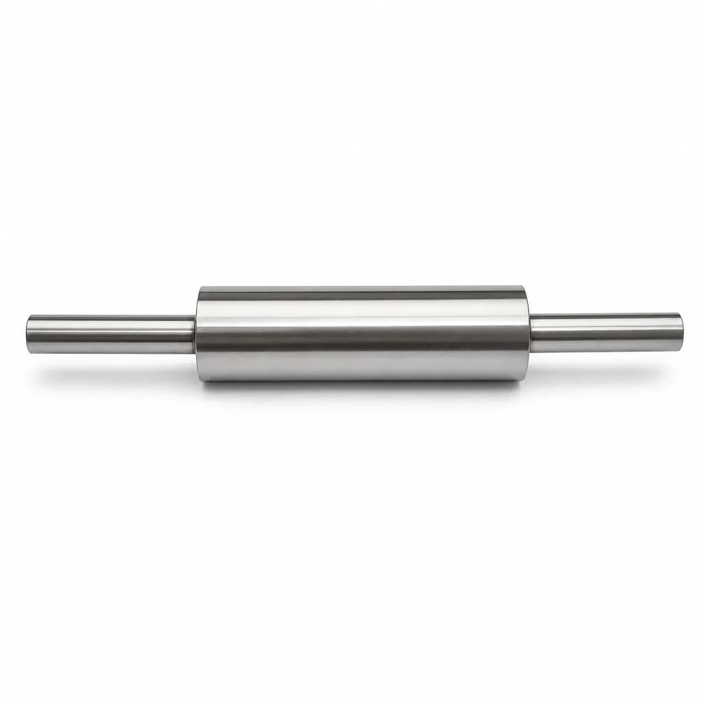 FITTO Stainless Steel Rolling Pin, 16.9 in / 45 cm, 1 Piece