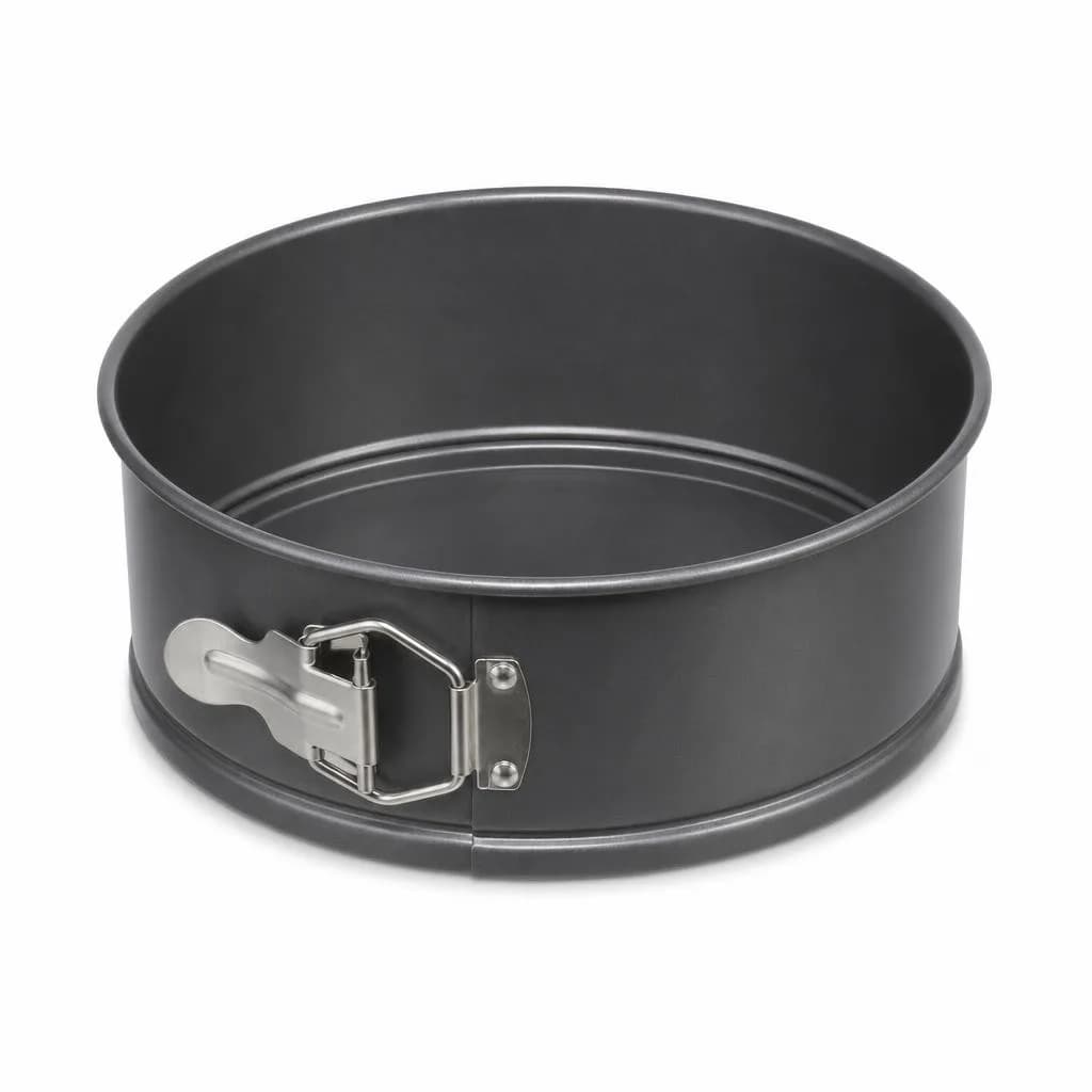 Non-Stick Springform Cake Pan - Side Clip Release, Dark Grey, 20 cm
