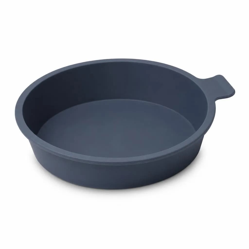 Round Baking Pan - Side Handle, Navy, 24 cm